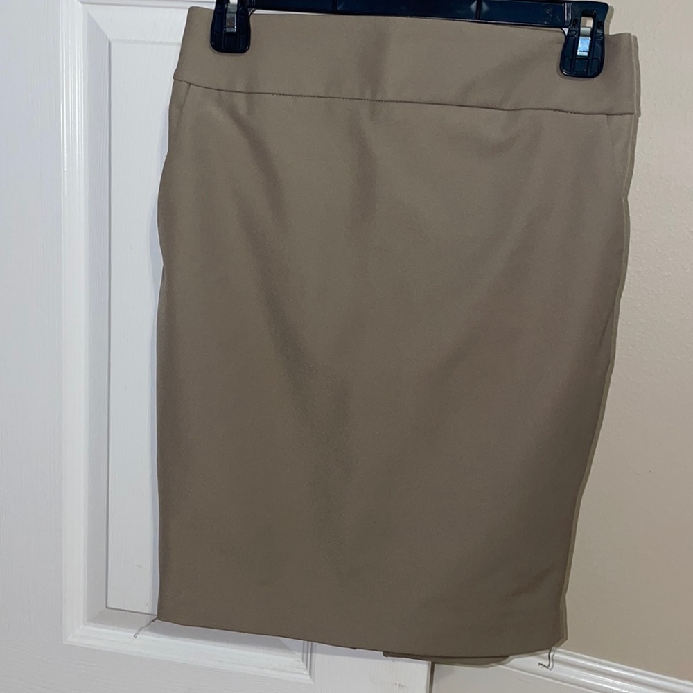 Khaki pencil skirt, Xpress size 2 new